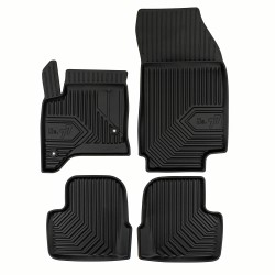 Tappetini per auto no. 77 compatibili con Jeep Avenger dal 2023 in poi su misura in gomma  | Note: Hybrid | Tipo Auto: Crossover | Set di tappetini premium | Materiale TPE durevole | Bordi più alti